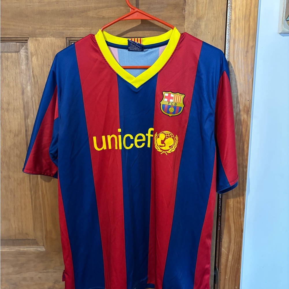 Messi Barcelona Jersey 10 Vintage